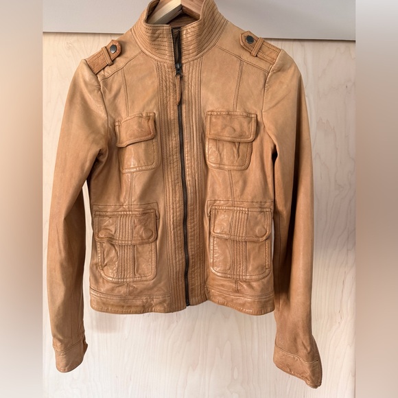 Lucky Brand Leather Jacket - Picture 3 of 12